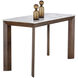 Fergus White / Walnut Counter Table